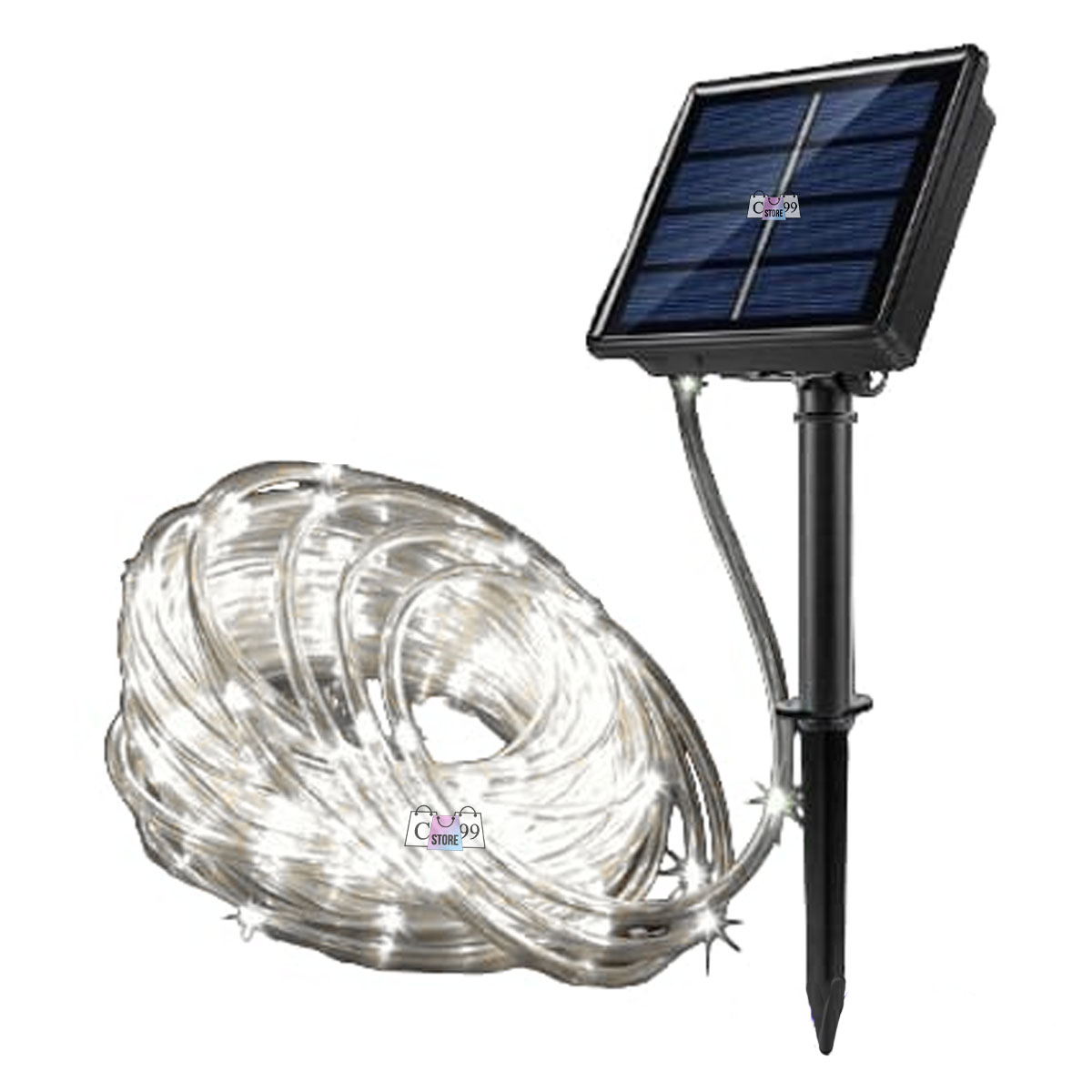 Manguera Solar 10m con 100 Luces LED – Decora sin Cables ✨ - Imagen 5