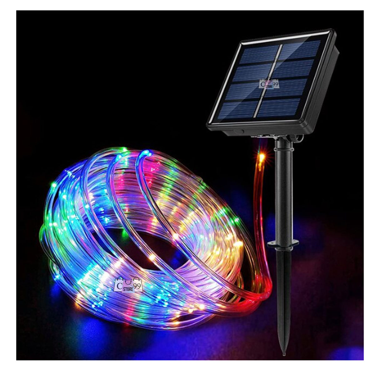 Manguera Solar 10m con 100 Luces LED – Decora sin Cables ✨ - Imagen 7