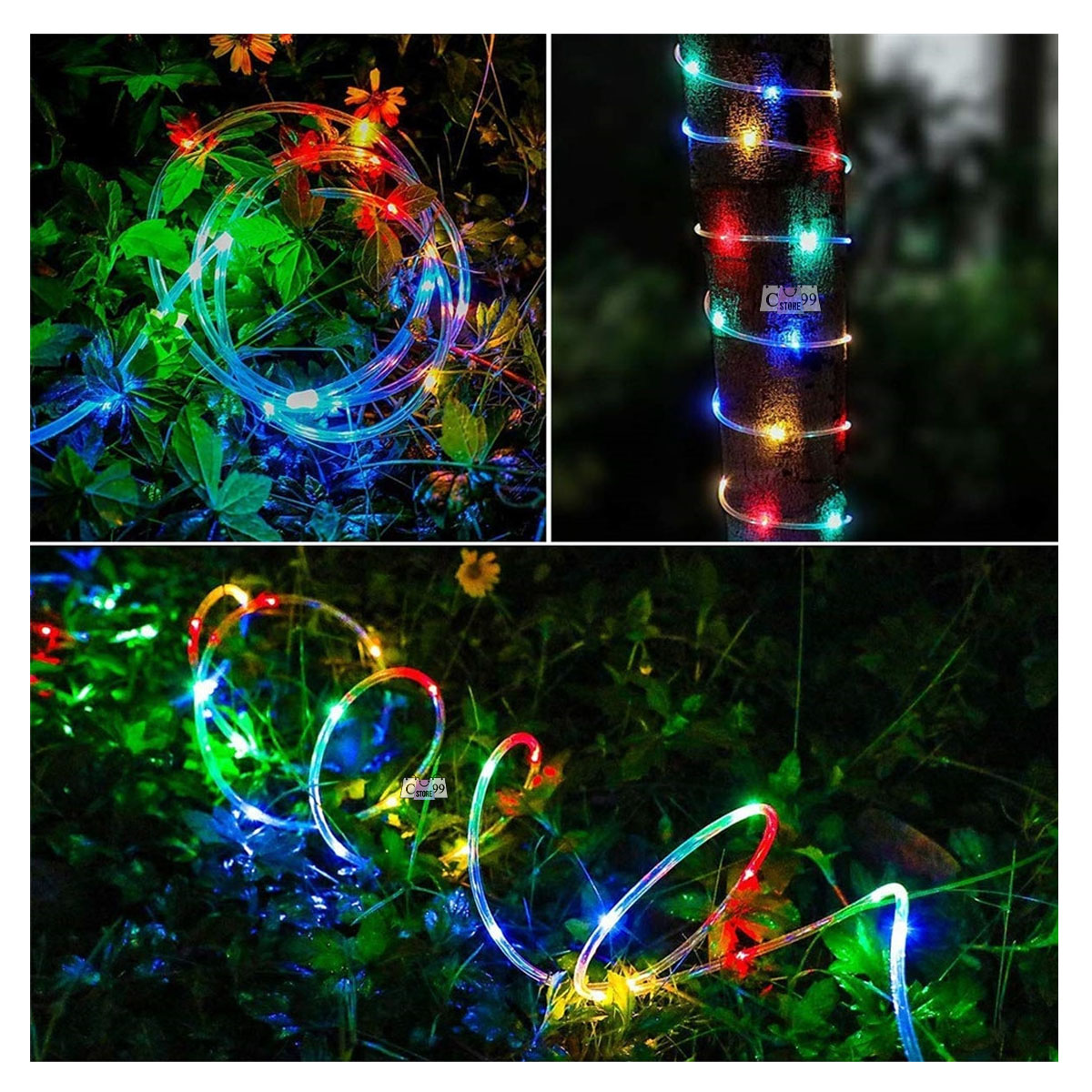 Manguera Solar 10m con 100 Luces LED – Decora sin Cables ✨ - Imagen 8