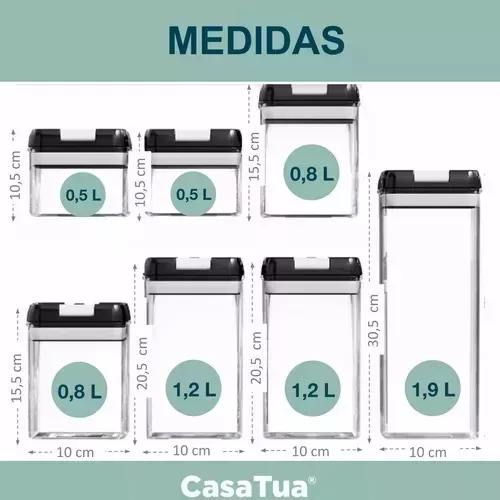 🍽️ Set Organizadores Cocina x7 – Mantén Todo Fresco y seguro! - Imagen 4