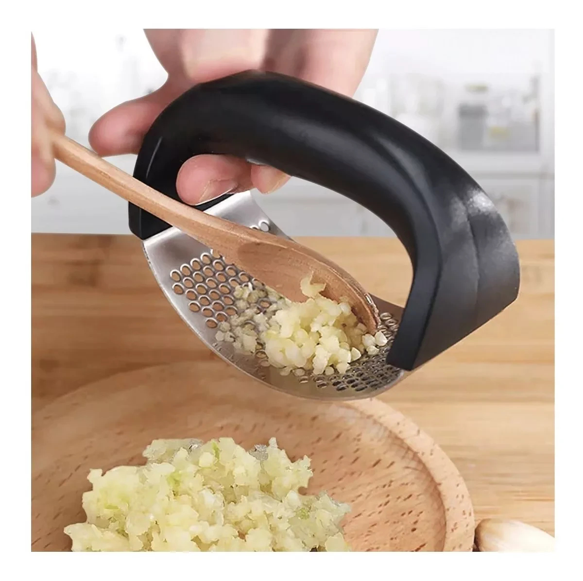 Prensa Ajos Express - Tritura en Segundos con Acero Inoxidable ⚡ - Imagen 3