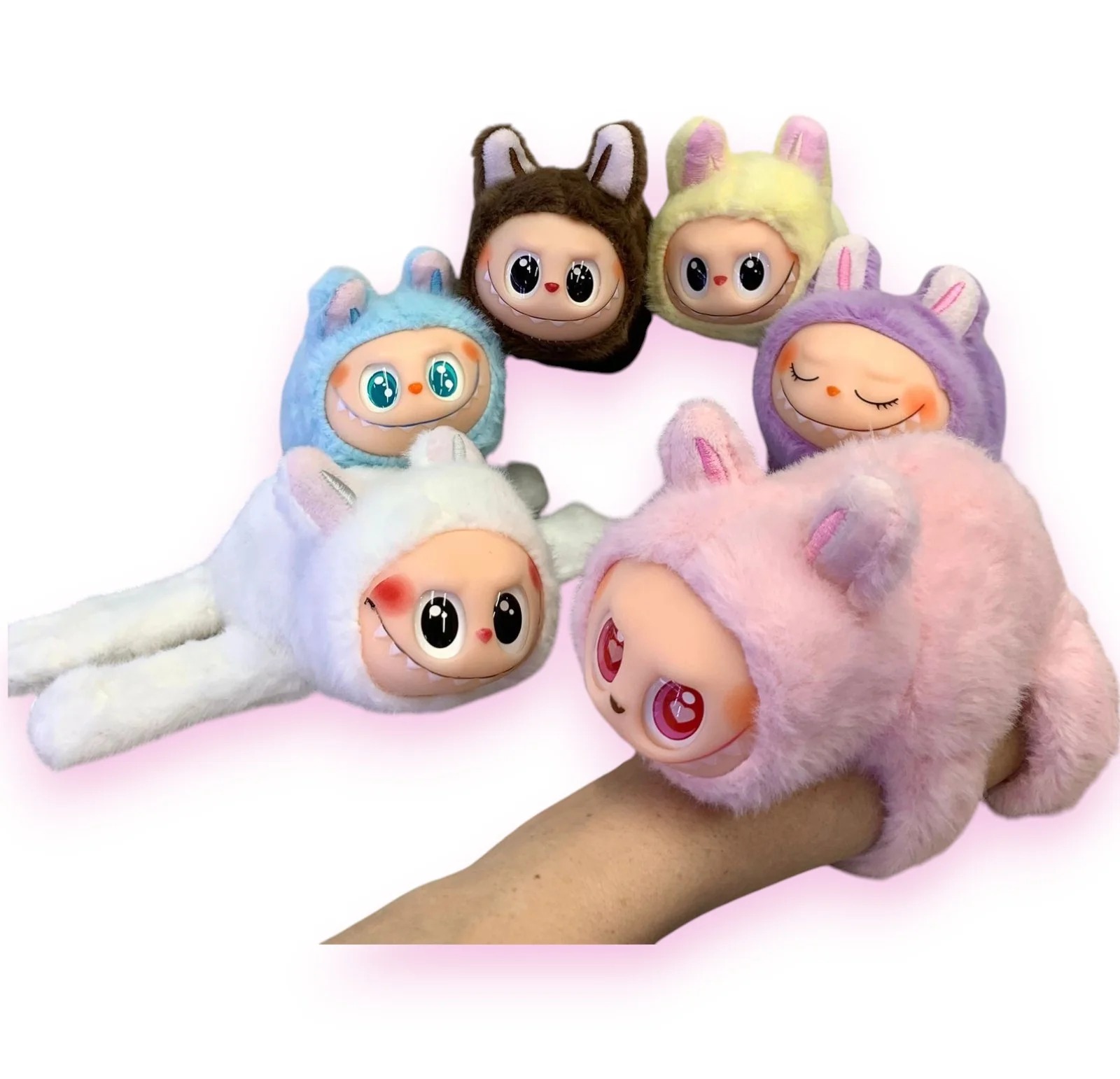 Pulsera de Peluche La Bubu 💖✨ Suave, Mágica y Divertida