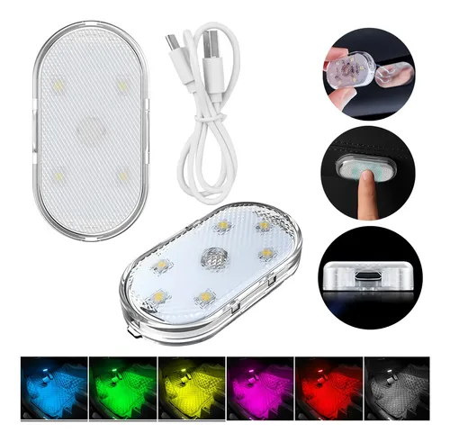 💡 Luz LED Táctil USB para Auto 🚗✨ Recargable & Compacta! - Imagen 4