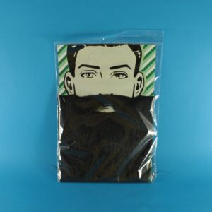 🧔 Barba Larga Negra para Disfraz