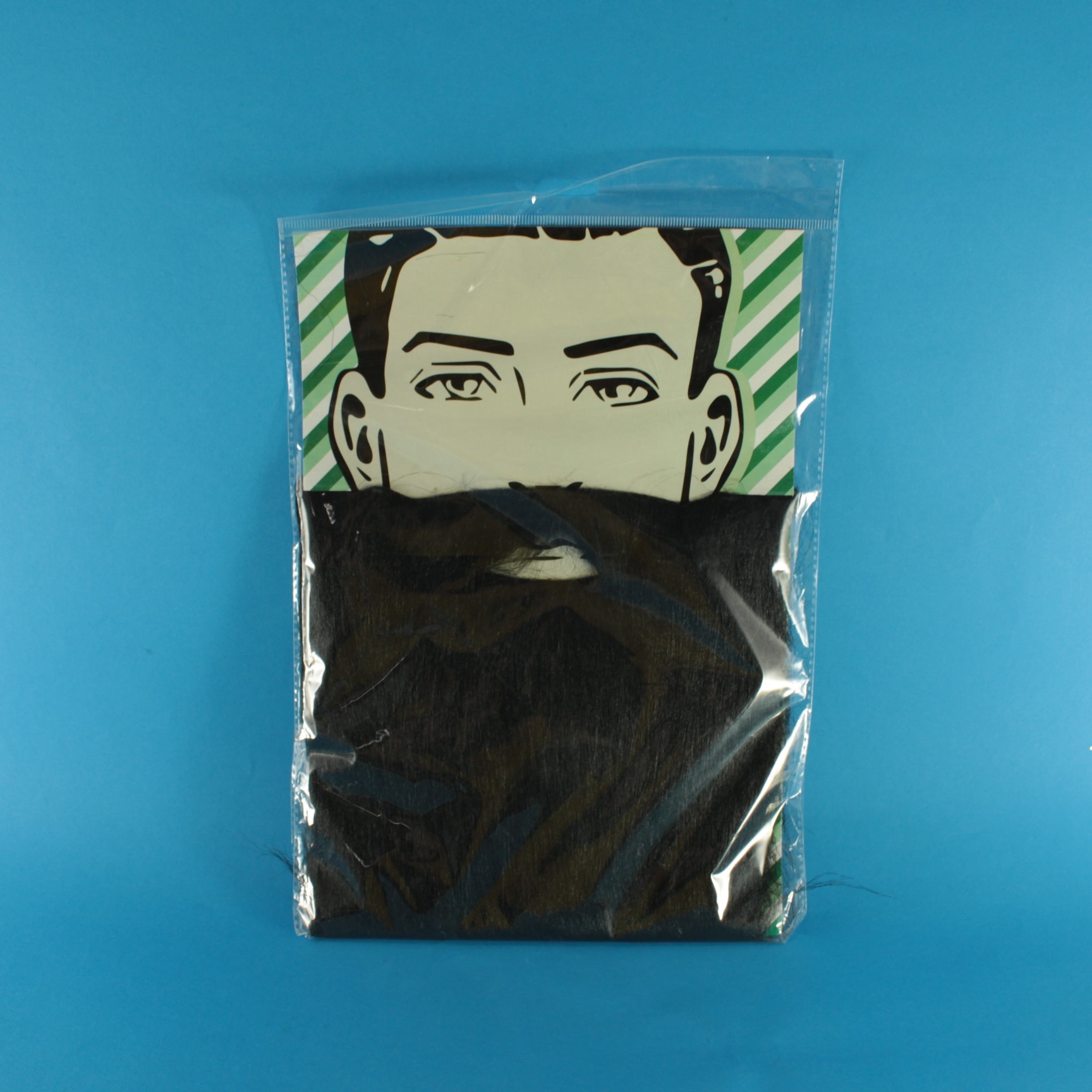 🧔 Barba Larga Negra para Disfraz