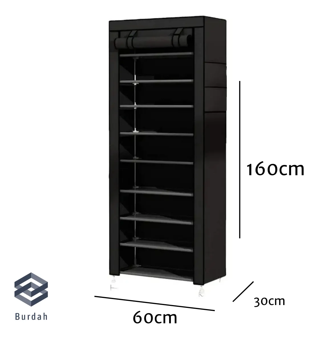 Zapatero Portátil 9 Niveles Para 27 Pares de Calzado - Imagen 2