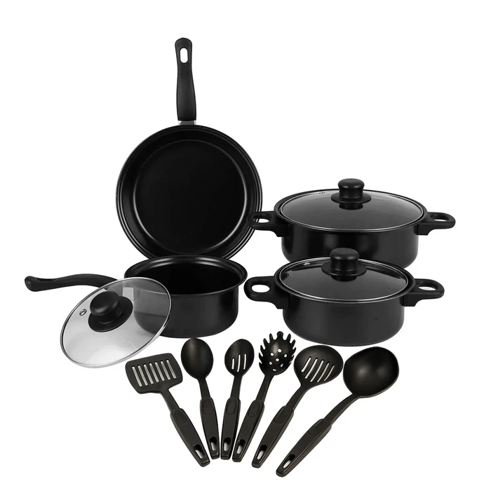 Set de Ollas Antiadherentes 13 Piezas con Tapas Premium - Imagen 2