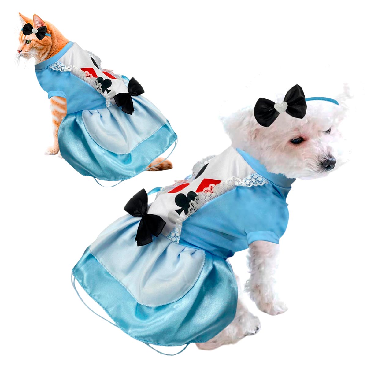 🐶 Disfraz para Mascotas de Alicia DALI01 - Imagen 4
